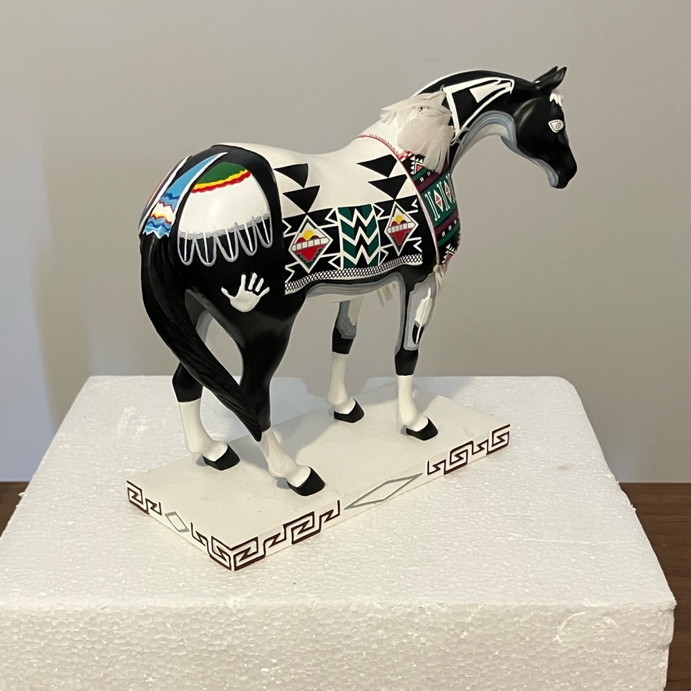Tewa Horse - The Trail Of Painted Ponies #1546 Figurine 2004 First Edition - Picture 4 of 7